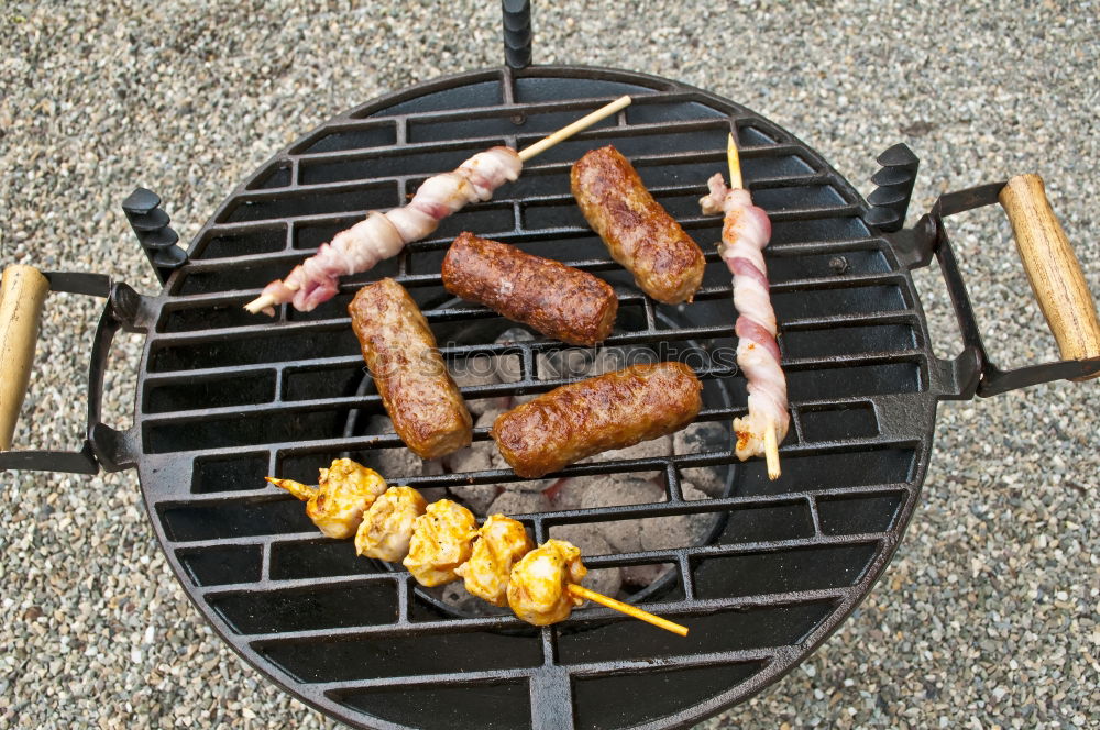 Similar – Image, Stock Photo barbecue Nutrition Dinner