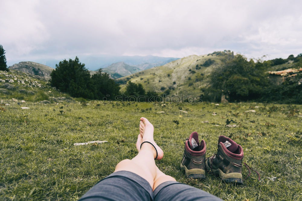 Similar – Foto Bild Wandern und Bergsteigen: These boots…