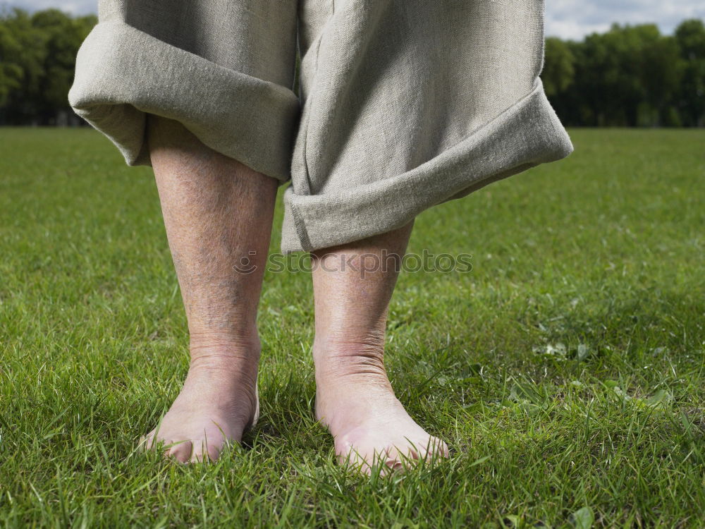 Similar – Image, Stock Photo Naked feet in the great outdoors