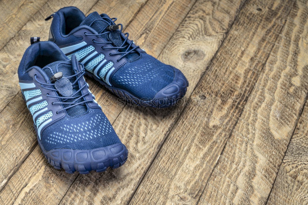 Similar – Image, Stock Photo male blue textile sneakers