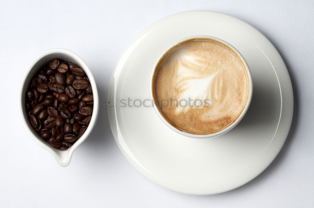 Similar – A cup of coffee from above