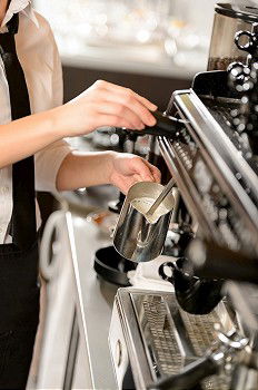 Similar – Image, Stock Photo barista 4 Beverage