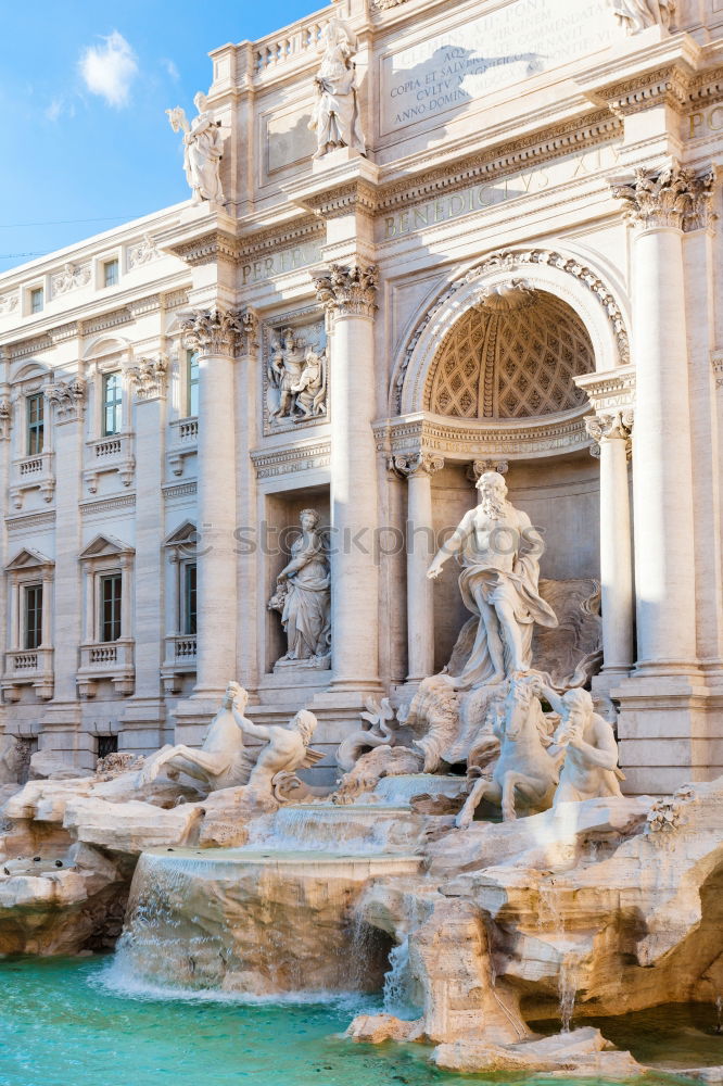 Similar – Image, Stock Photo Detail of fountain on the Saint Peter Square (Piazza San Pietro), in Vatican, Rome, Italy.