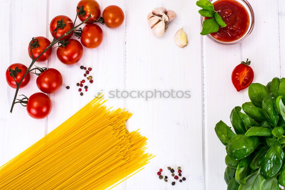 Image, Stock Photo cook spaghetti, ingredients