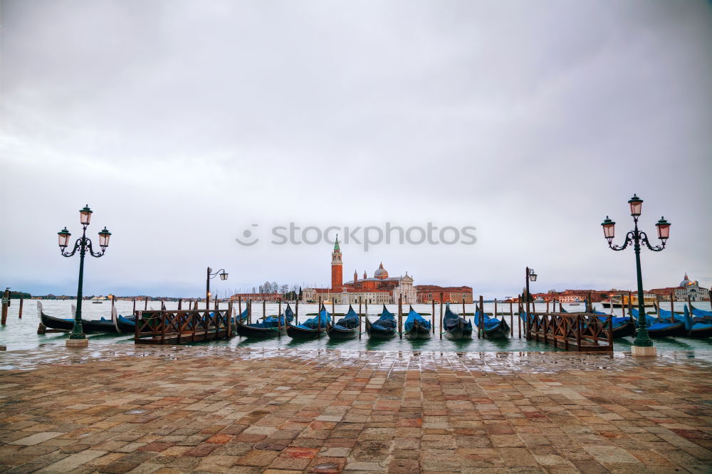 Similar – Image, Stock Photo Venezia Gondolas off San Giorgio Maggiore