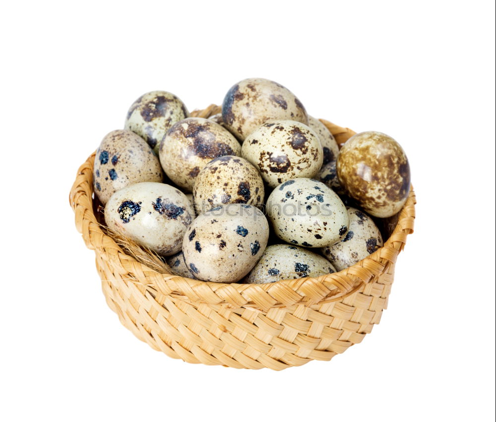 Similar – Image, Stock Photo Three fresh quail eggs on a gray wooden surface