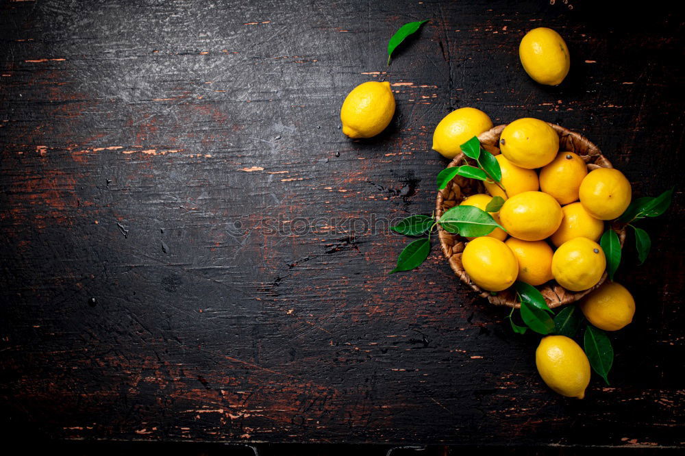 Similar – Image, Stock Photo Fresh mandarins with leaves on dark background