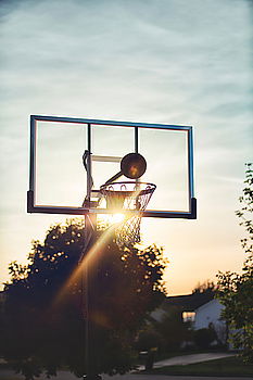 Similar – Basketballring auf der Straße