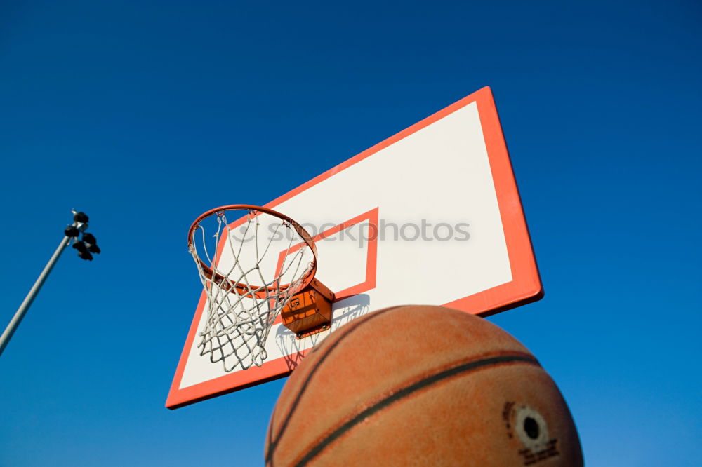 Similar – Image, Stock Photo A Basketball Net at a Playground