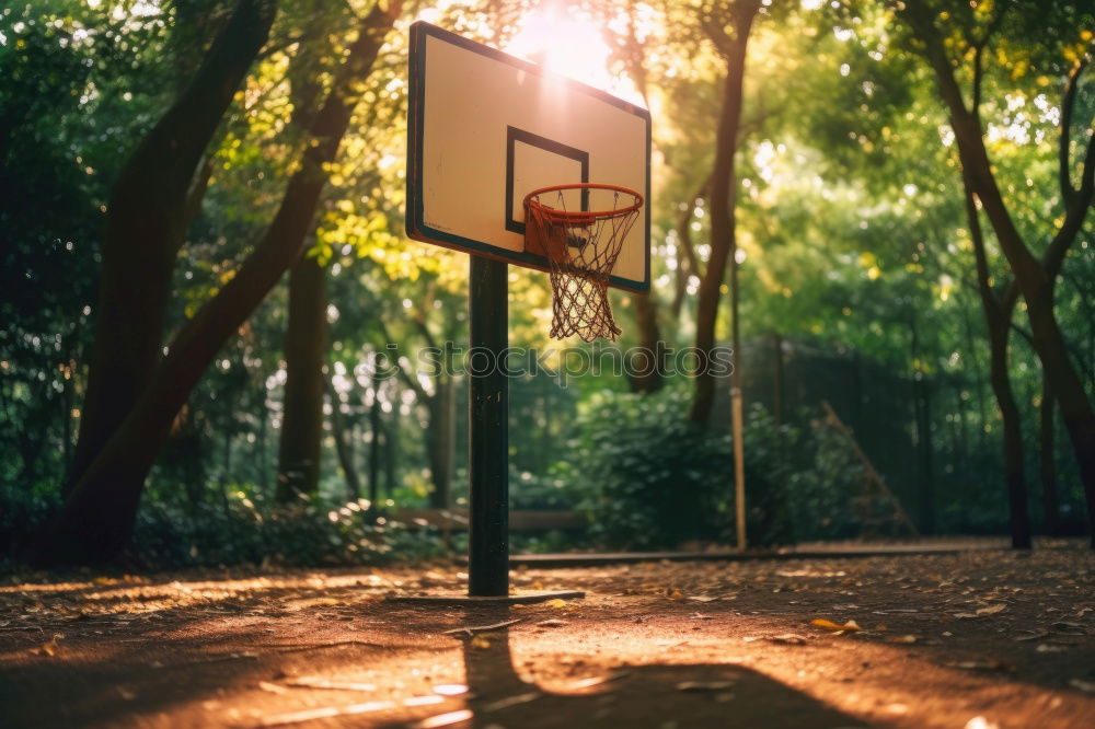 Similar – Basketball court on shore of ocean