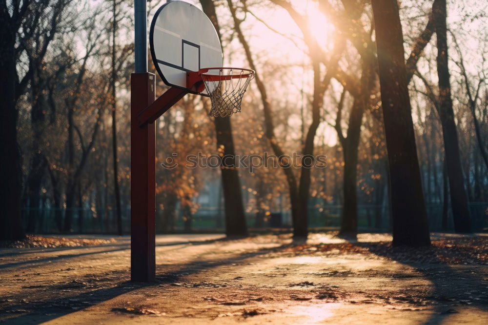 Similar – Basketball court on shore of ocean