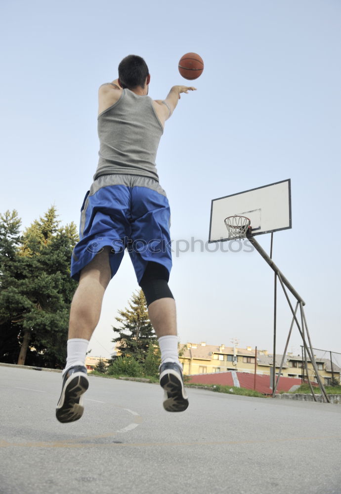 Similar – Image, Stock Photo Basket ball and player on background