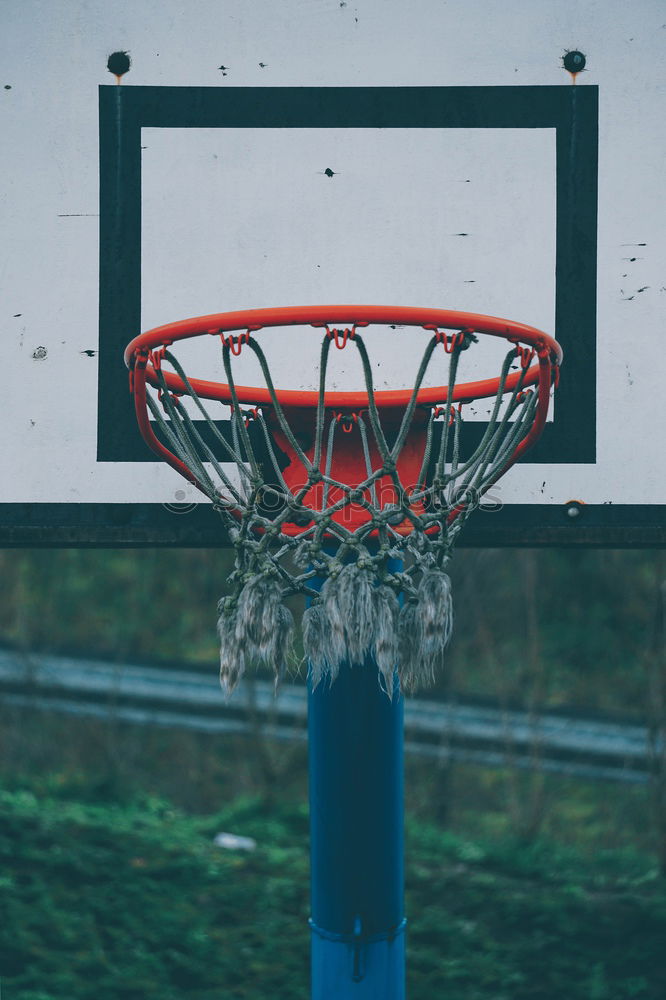 Similar – Basketballring auf der Straße