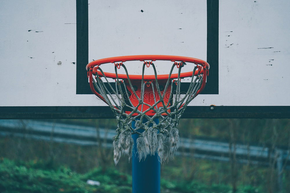 Similar – Basketballring auf der Straße