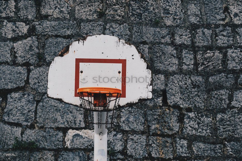 Similar – Image, Stock Photo Ball after basket perspective