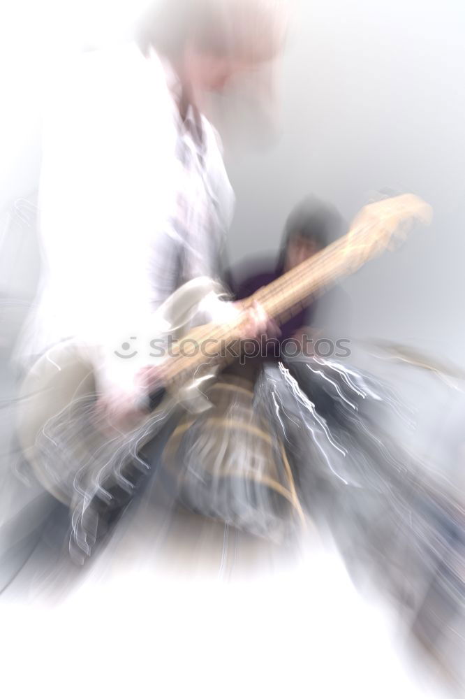 Similar – Image, Stock Photo Guitar Playing #1