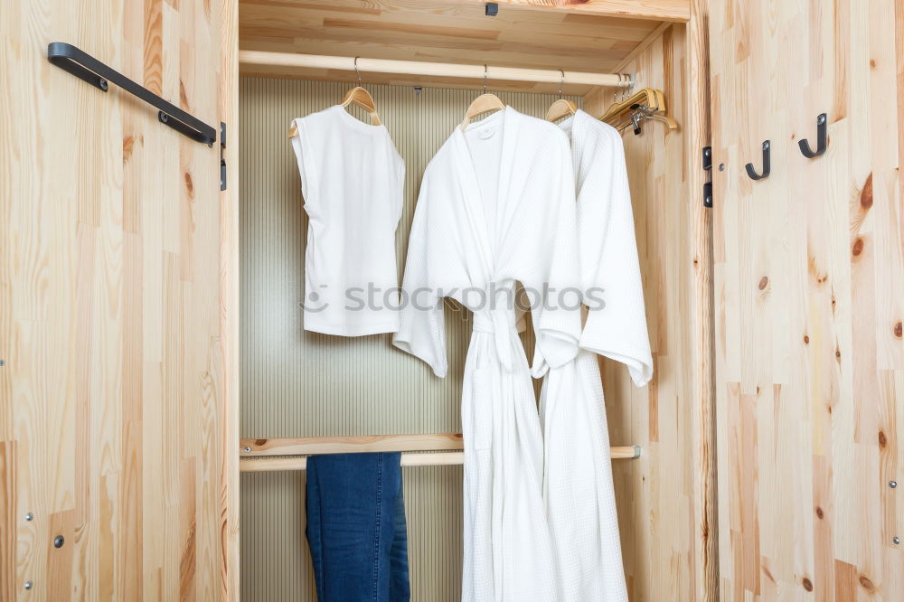 Similar – Image, Stock Photo wardrobe Flat (apartment)