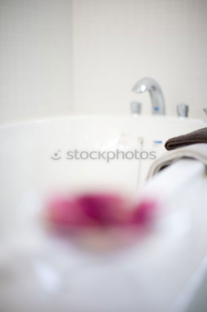 Similar – Image, Stock Photo Bathroom with bathtub and spa and wellness products