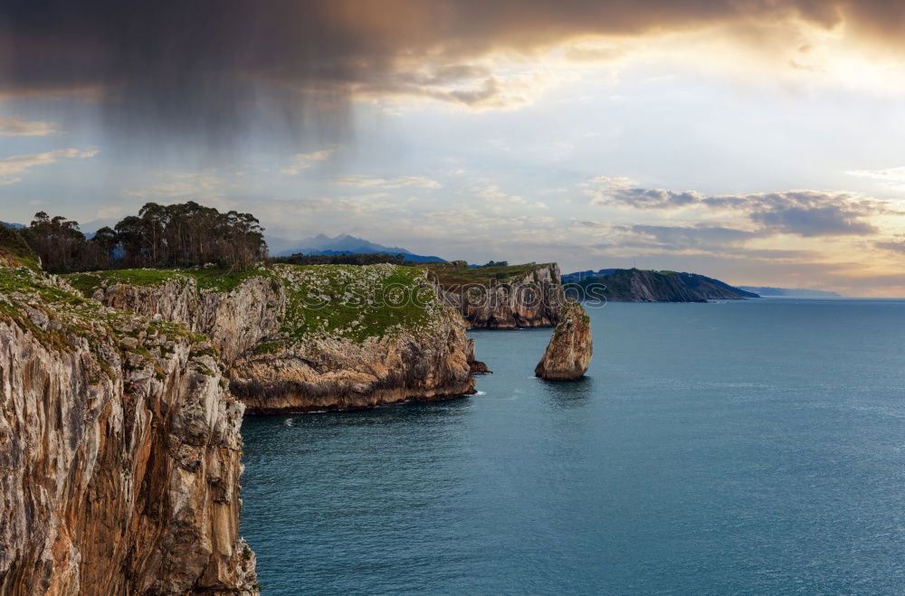 Similar – Image, Stock Photo Island at sunset