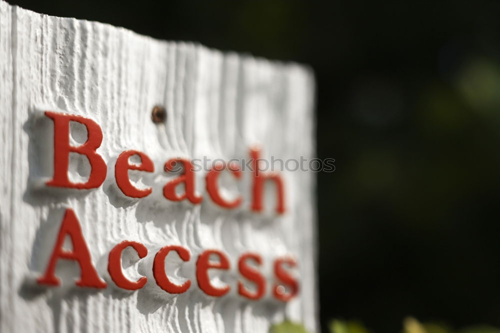 Similar – Foto Bild auf eigene gefahr Strand