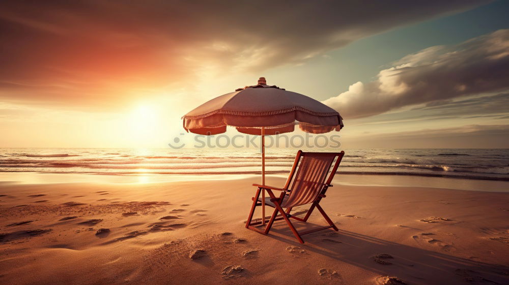 Similar – People ride their bicycles on the Baltic Sea beach at sunset