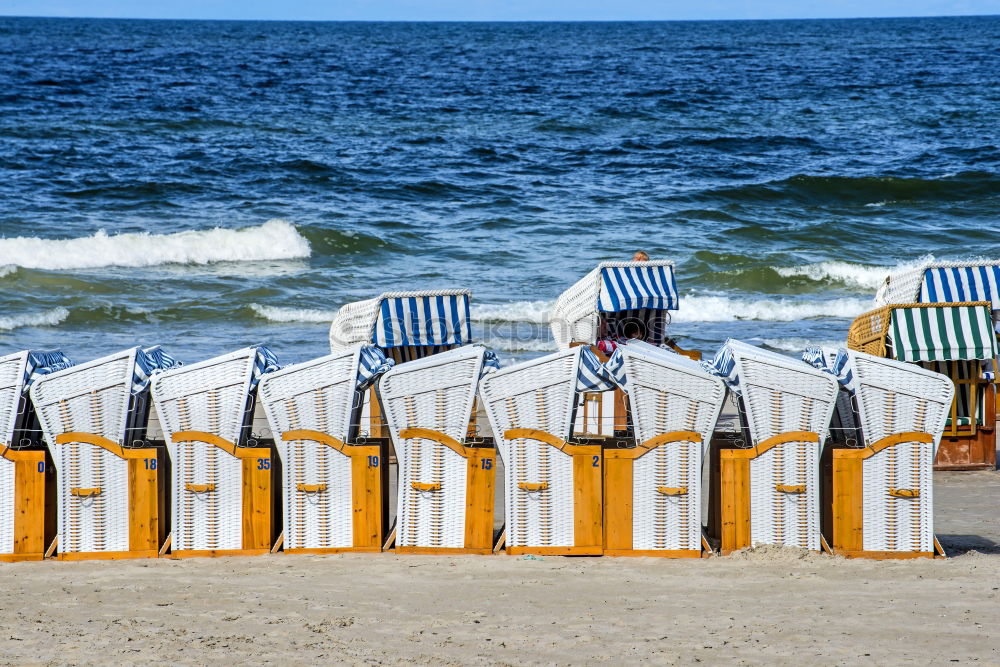 Image, Stock Photo beach chairs