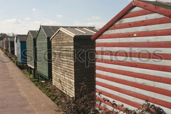 Similar – Foto Bild Strandkabine Erholung