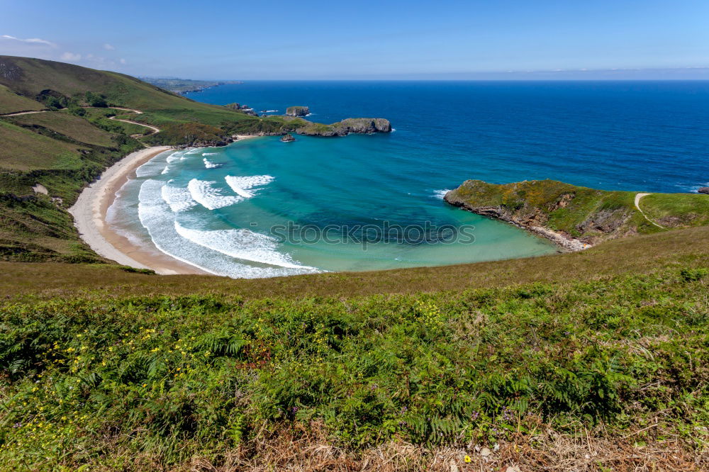 Similar – Image, Stock Photo Torimbia beach in Spain