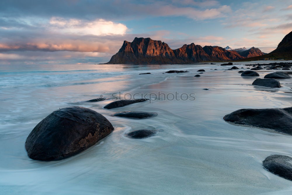 Similar – Image, Stock Photo typical lofoten Landscape