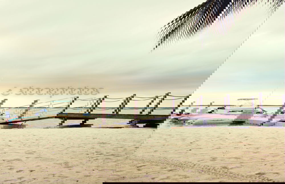 Similar – Image, Stock Photo Terrace and cyclists on the beach
