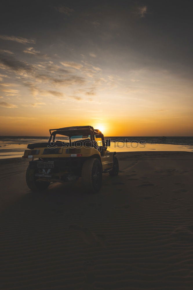 Similar – Image, Stock Photo Car on seashore during sunset