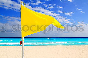 Similar – no swimming Flag Beach