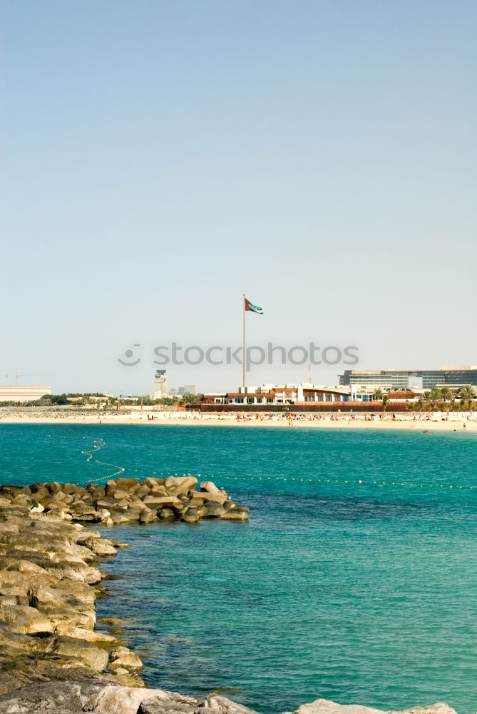 Similar – Image, Stock Photo n oman muscat the old defensive sea mountain