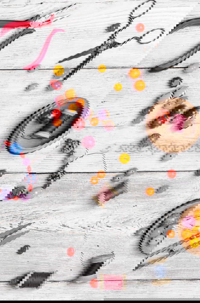 Similar – Image, Stock Photo Vintage scissors and thread