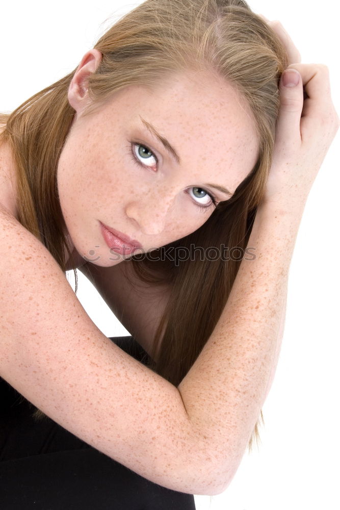 Image, Stock Photo girl in the wind