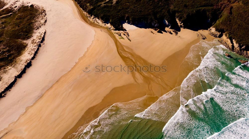 Similar – Beautiful aerial view of the coast