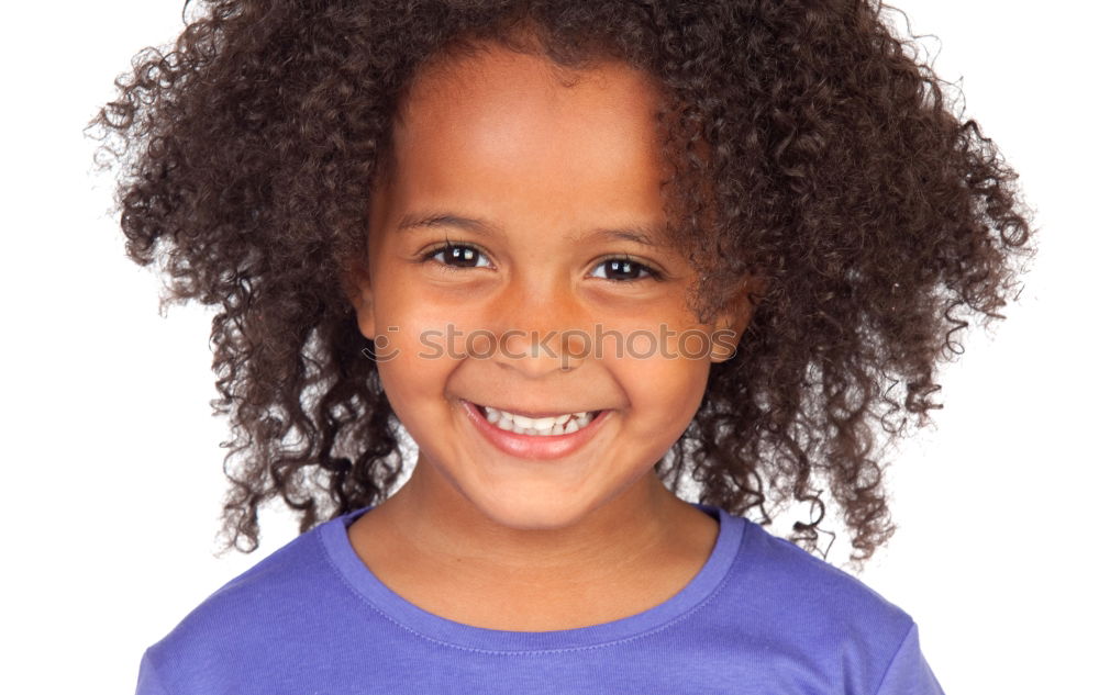 Similar – Pretty girl with long afro hair