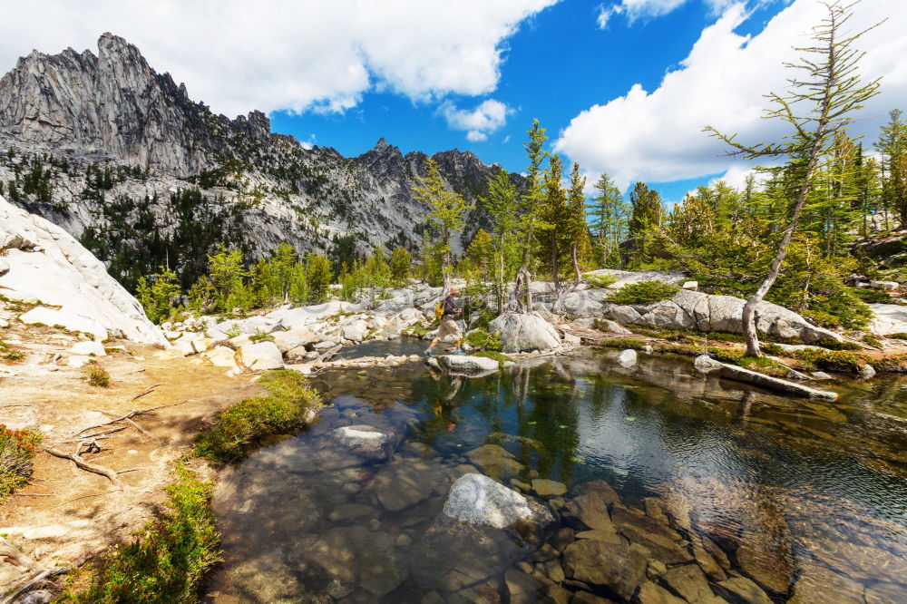 Similar – Image, Stock Photo Cathedral Peak Relaxation