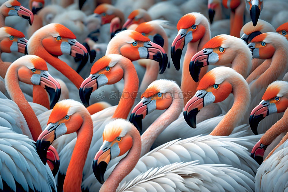 Similar – greater flamingos Animal