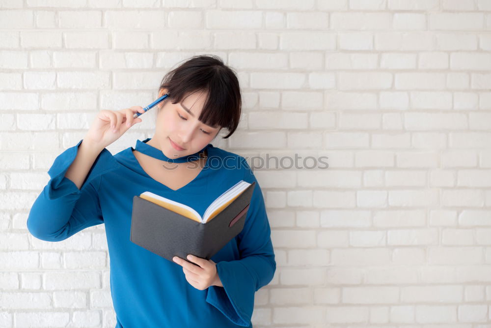 Similar – Image, Stock Photo Reading pleasure