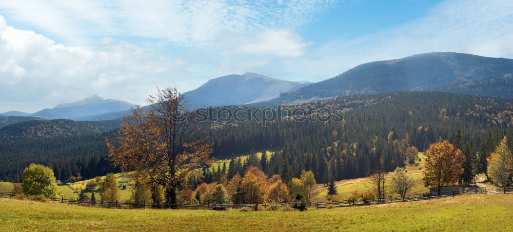 Similar – Berge Panorama harmonisch