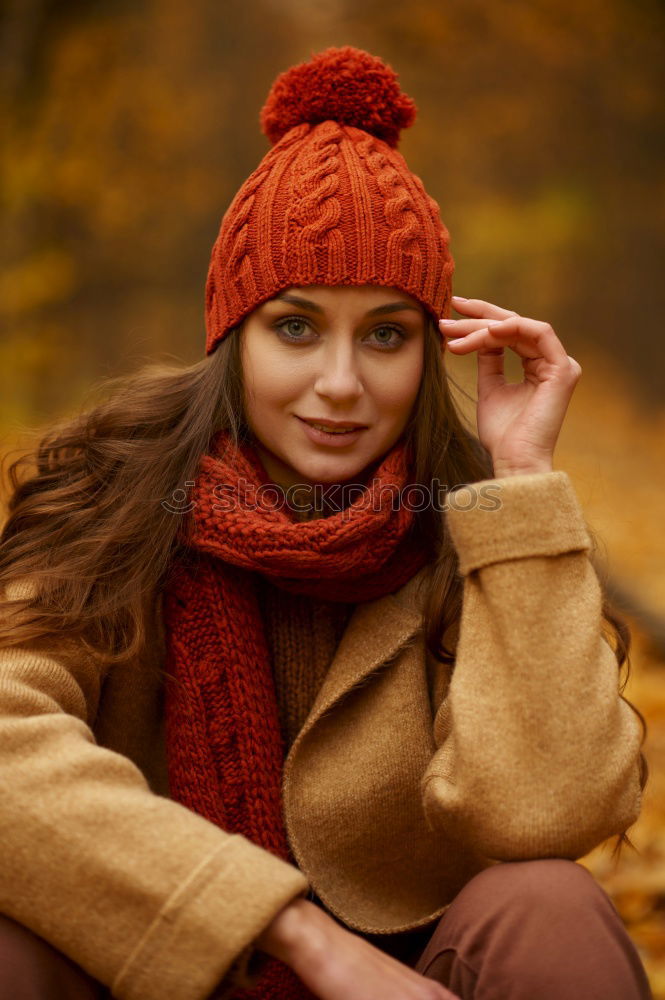 Similar – girl in hat Young woman