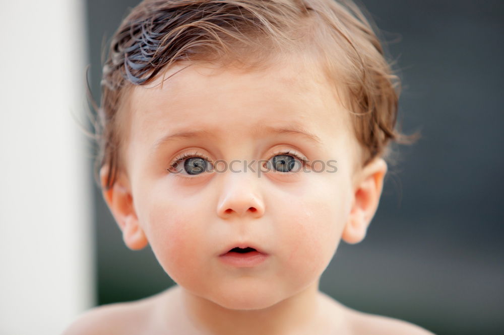 Similar – Image, Stock Photo child Boy (child) Think