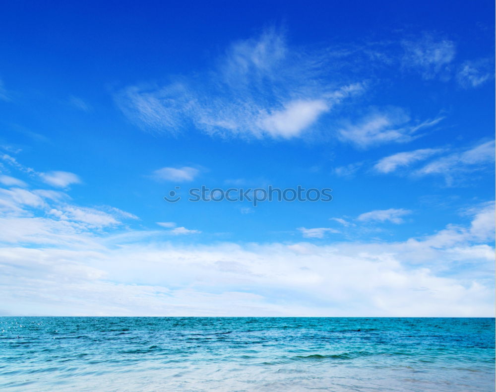 Similar – Image, Stock Photo into the blue Ocean Buoy