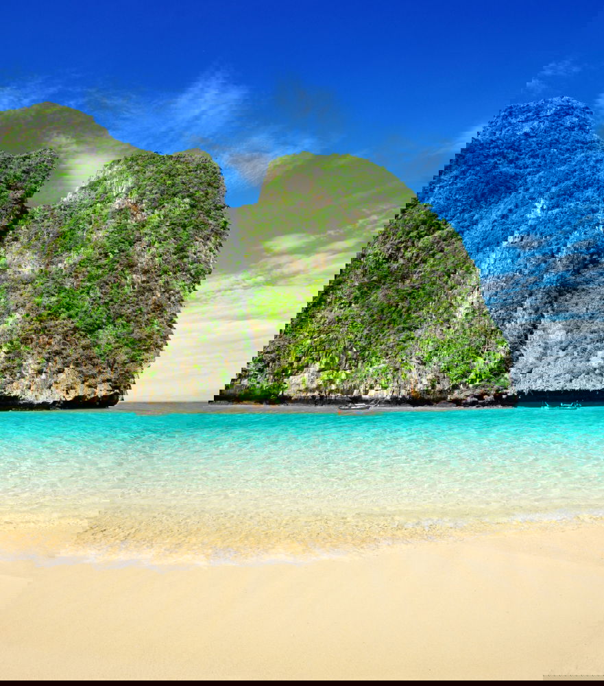 Similar – Image, Stock Photo boats in green ocean water