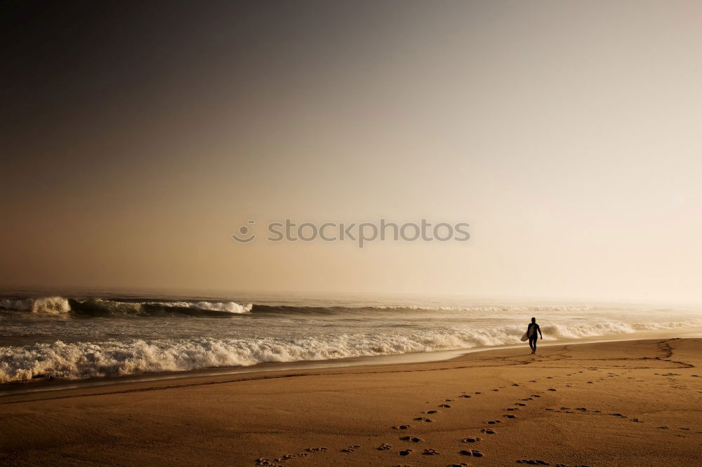 Similar – Image, Stock Photo evening at the beach