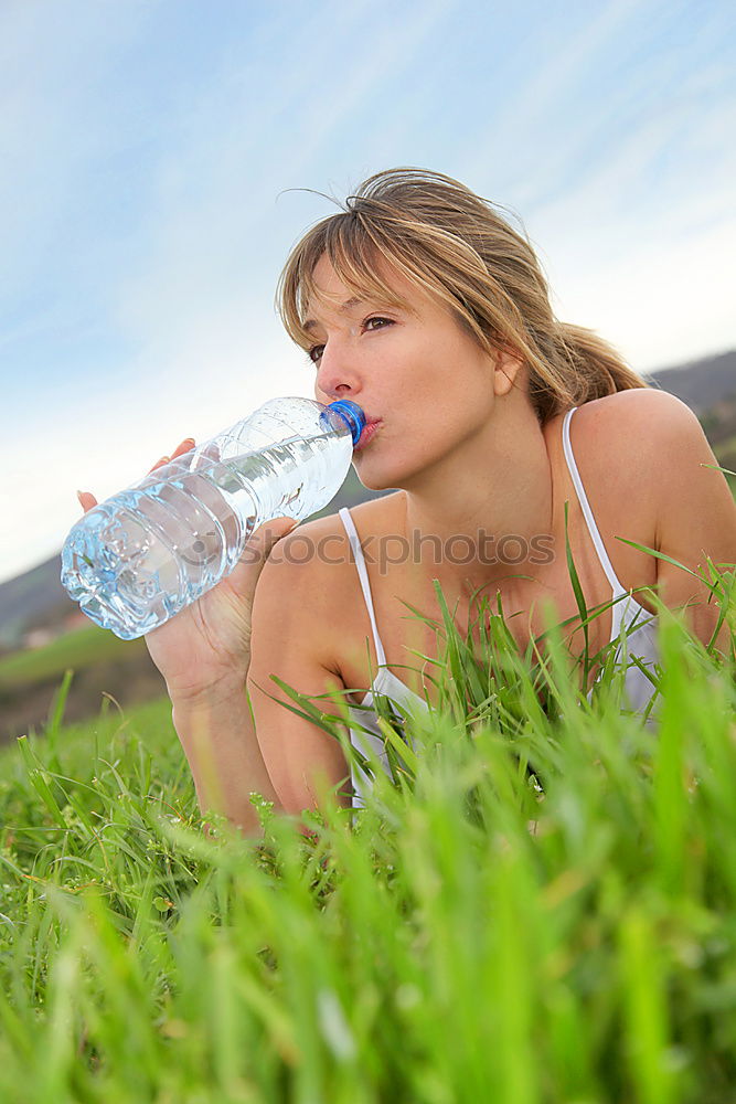 Similar – Image, Stock Photo Refreshment in the sun