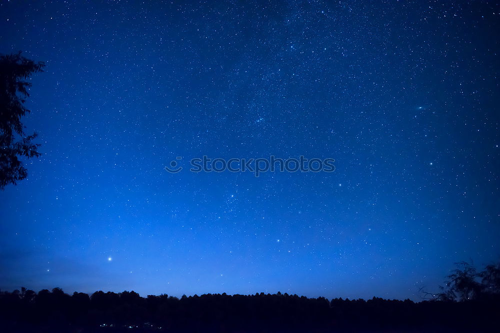 Similar – Image, Stock Photo Starry night Nature