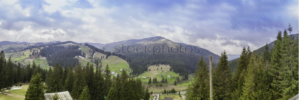 Similar – Image, Stock Photo Panorama of snowy Tatra mountains in spring, south Poland