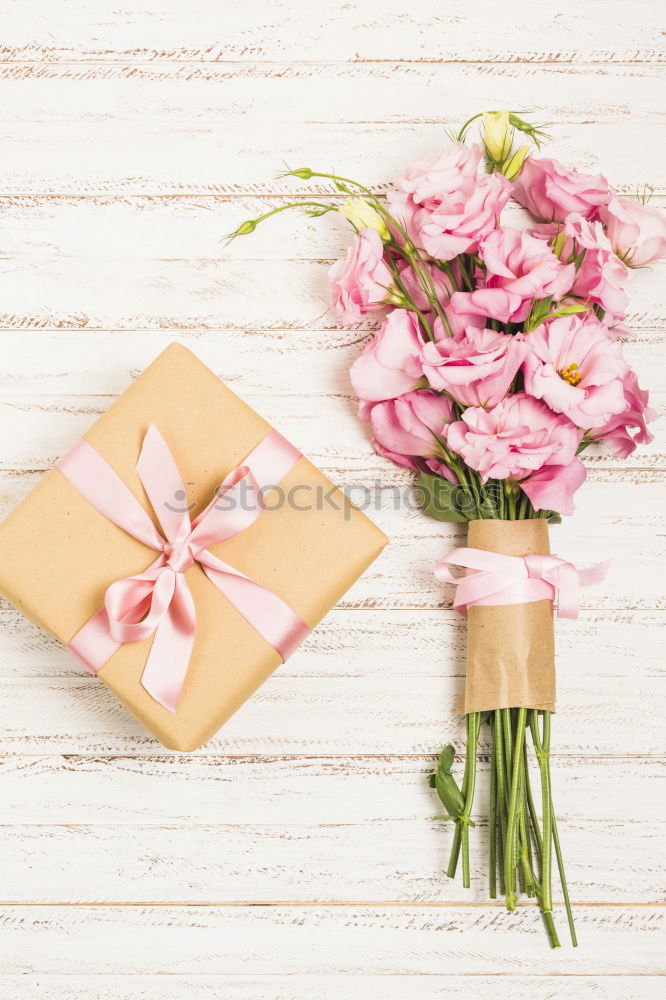 Similar – Opened envelope with peonies